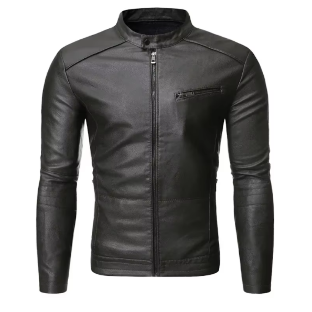 Elegante leren jas