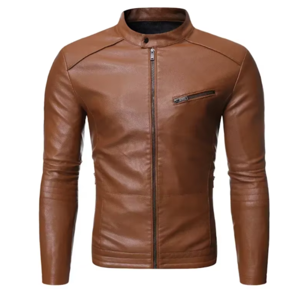 Elegante leren jas