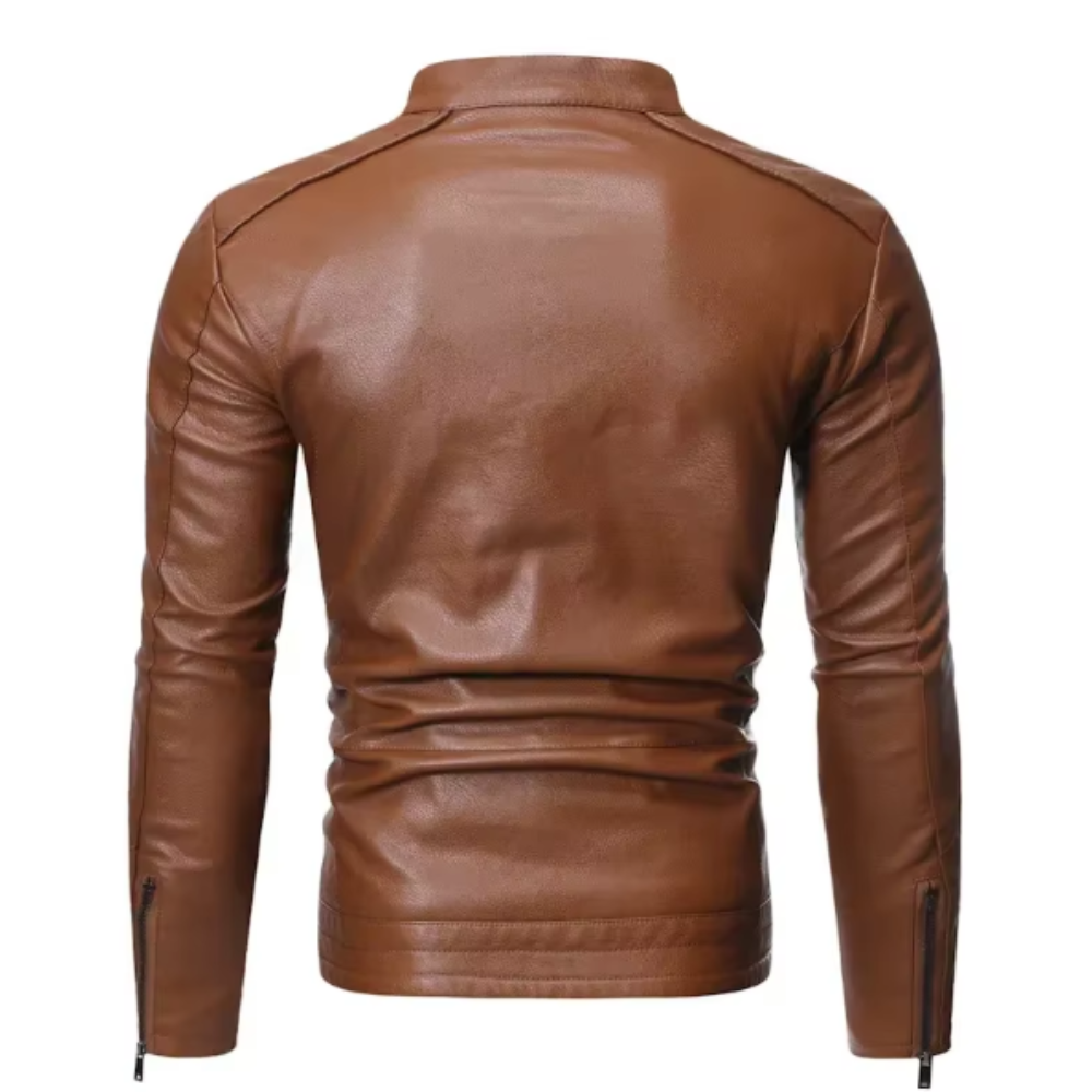 Elegante leren jas