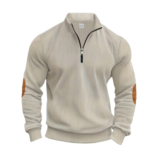 Edvin™ | Modieuze Trui met Halve Rits