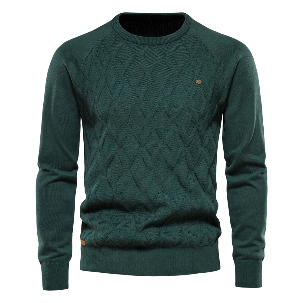 William™ | Heren Trui met Ruitmotief