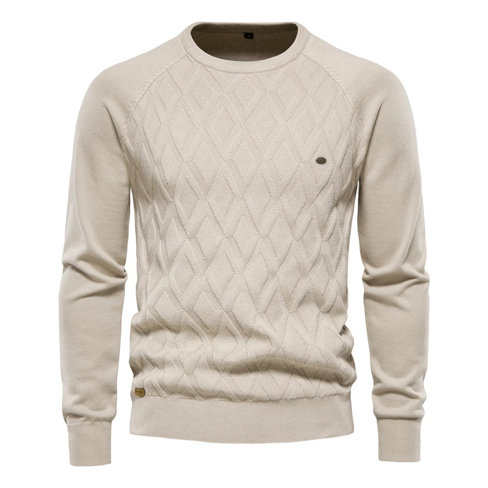 William™ | Heren Trui met Ruitmotief