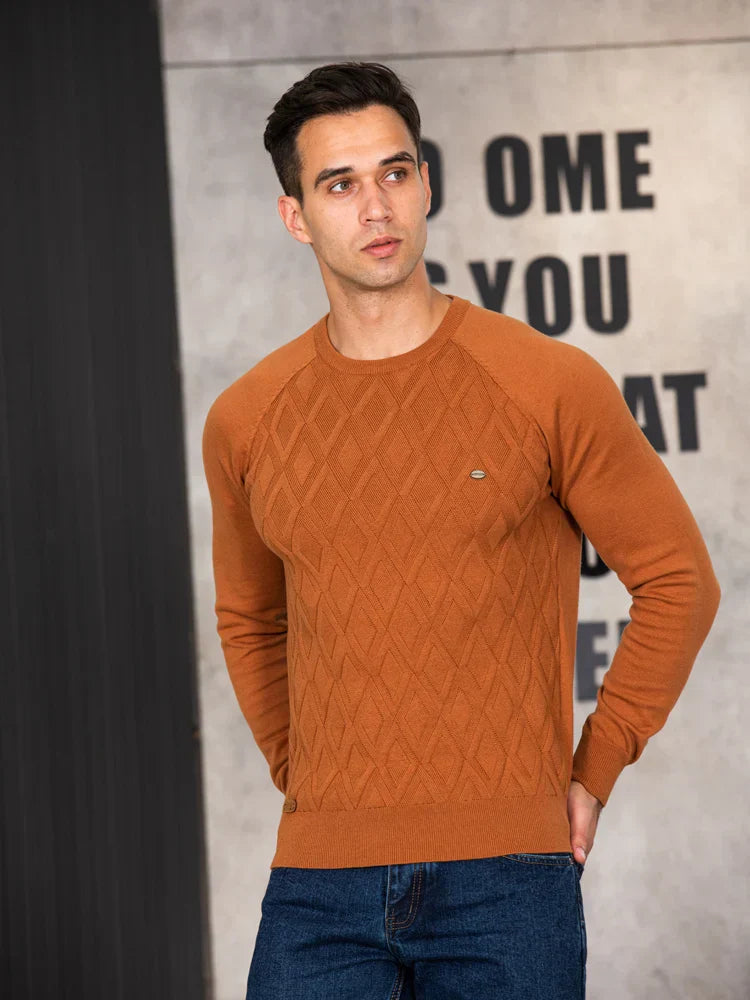 William™ | Heren Trui met Ruitmotief