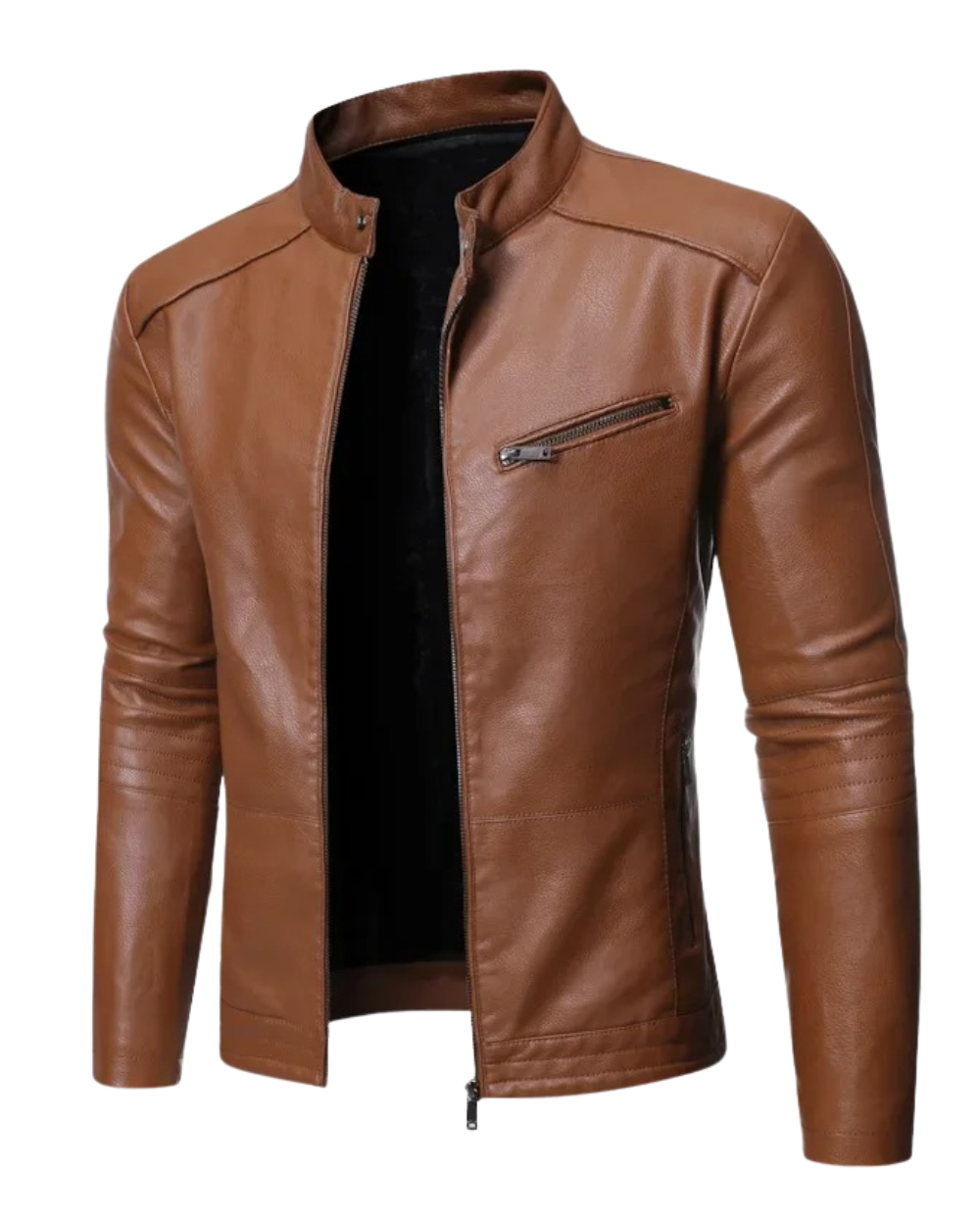 Elegante leren jas