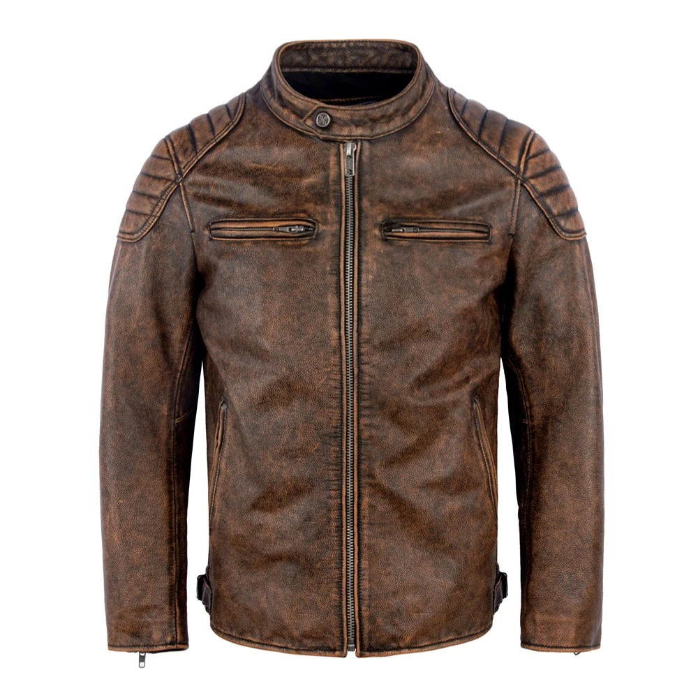 Vintage leren jas