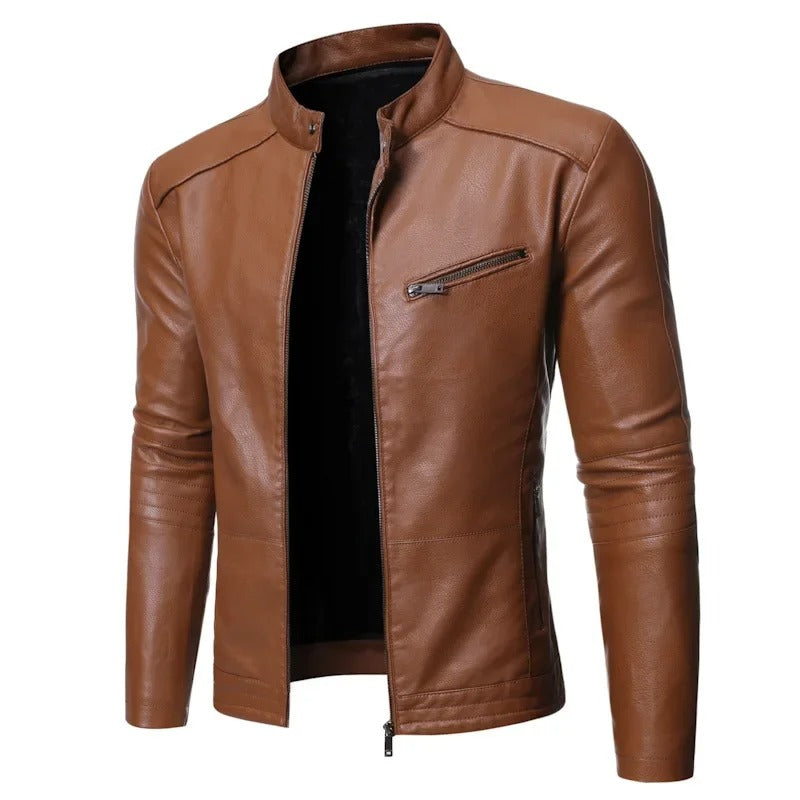 Elegante leren jas