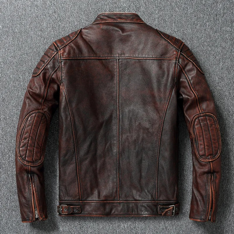 Vintage leren jas