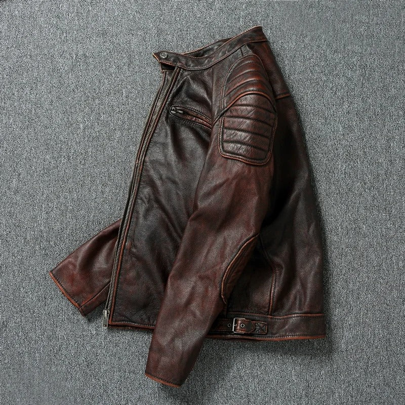 Vintage leren jas