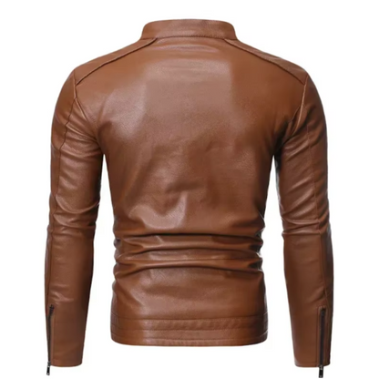 Elegante leren jas