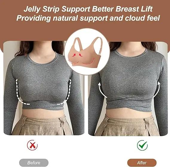 Beugelloze push-up BH