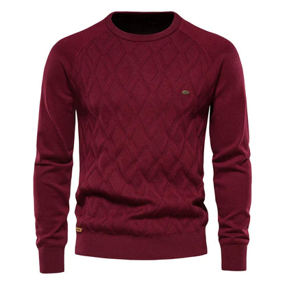 William™ | Heren Trui met Ruitmotief