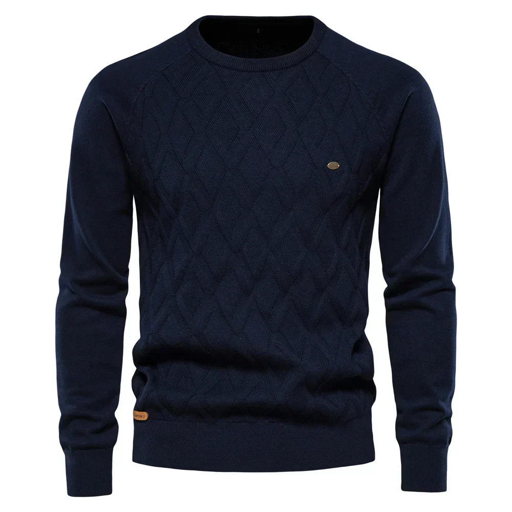 William™ | Heren Trui met Ruitmotief