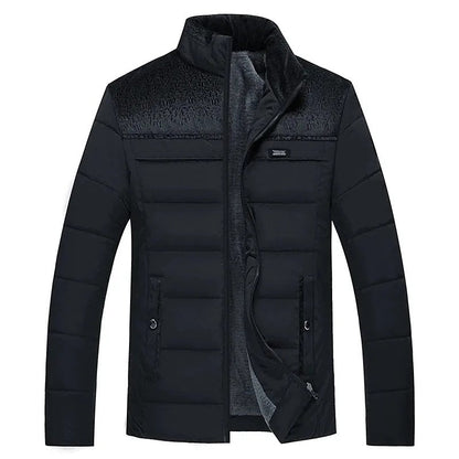 Elegante gewatteerde pufferjas