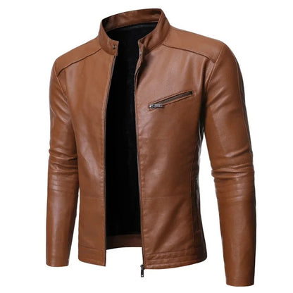 Elegante leren jas