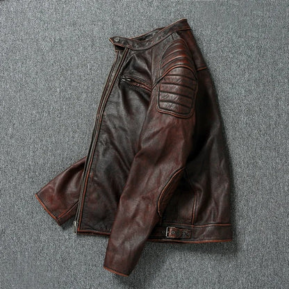 Vintage leren jas