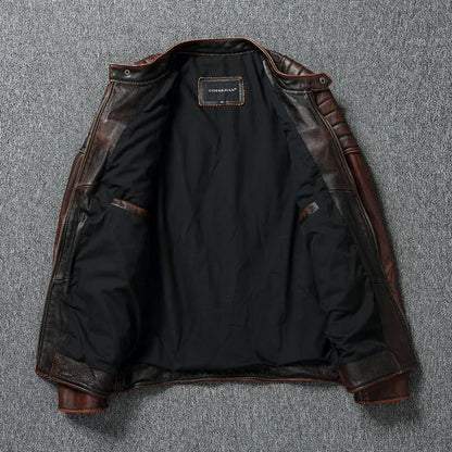 Vintage leren jas
