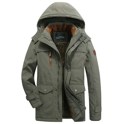 Elegante gewatteerde winterjas