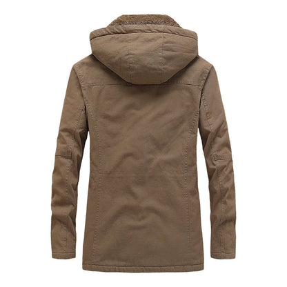 Casual katoenen winterjas